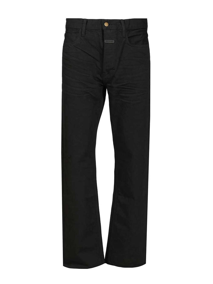 Fear Of God Straight Jeans - Black | 9ae2b94d554f252ac784456b9444b6d7a77f8a72
