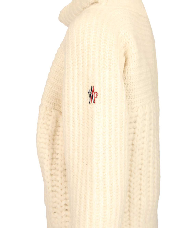 Moncler Grenoble Turtleneck Sweater Knitwear - White | a42e4743f82aec5c12c5f8789c5a8be90d530c5a