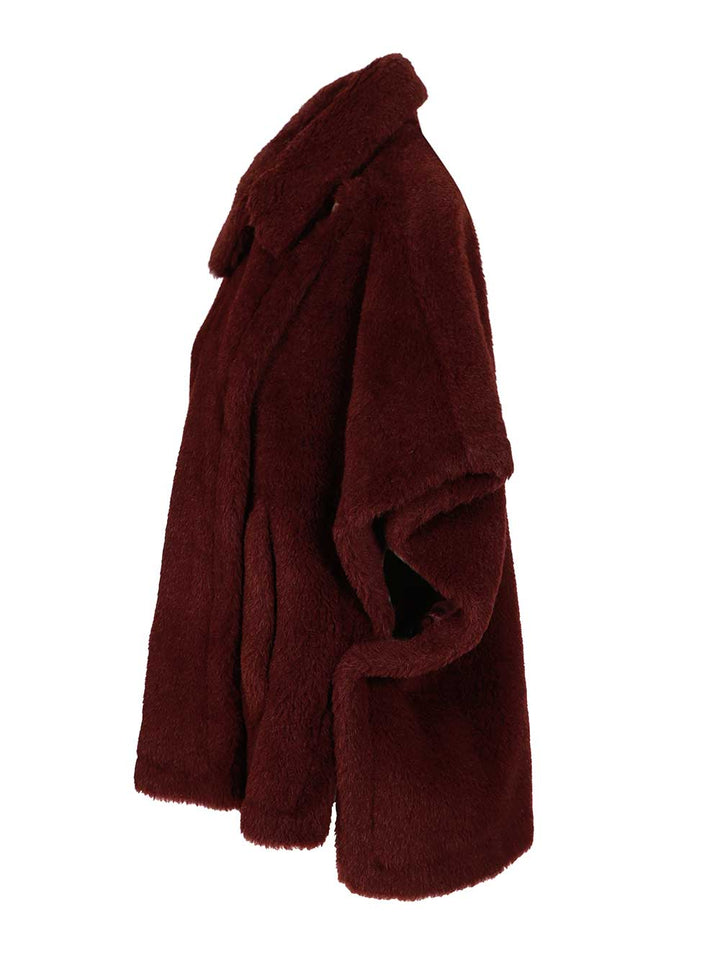 Max Mara Alpaca And Wool Teddy Fabric Cape Scarves And Foulards - Violet | bc770cdbed7f79622c5613c3389a31a274f0488b