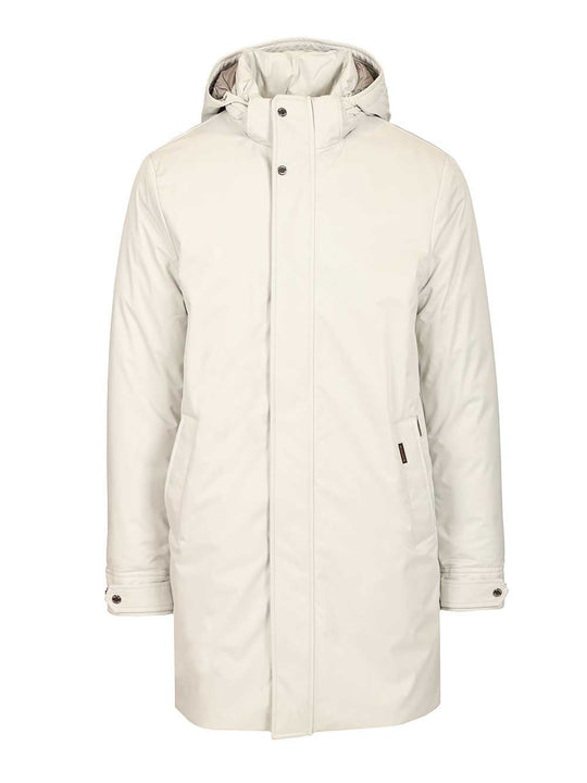 Vermont-Ads Long Down Jacket Coats White