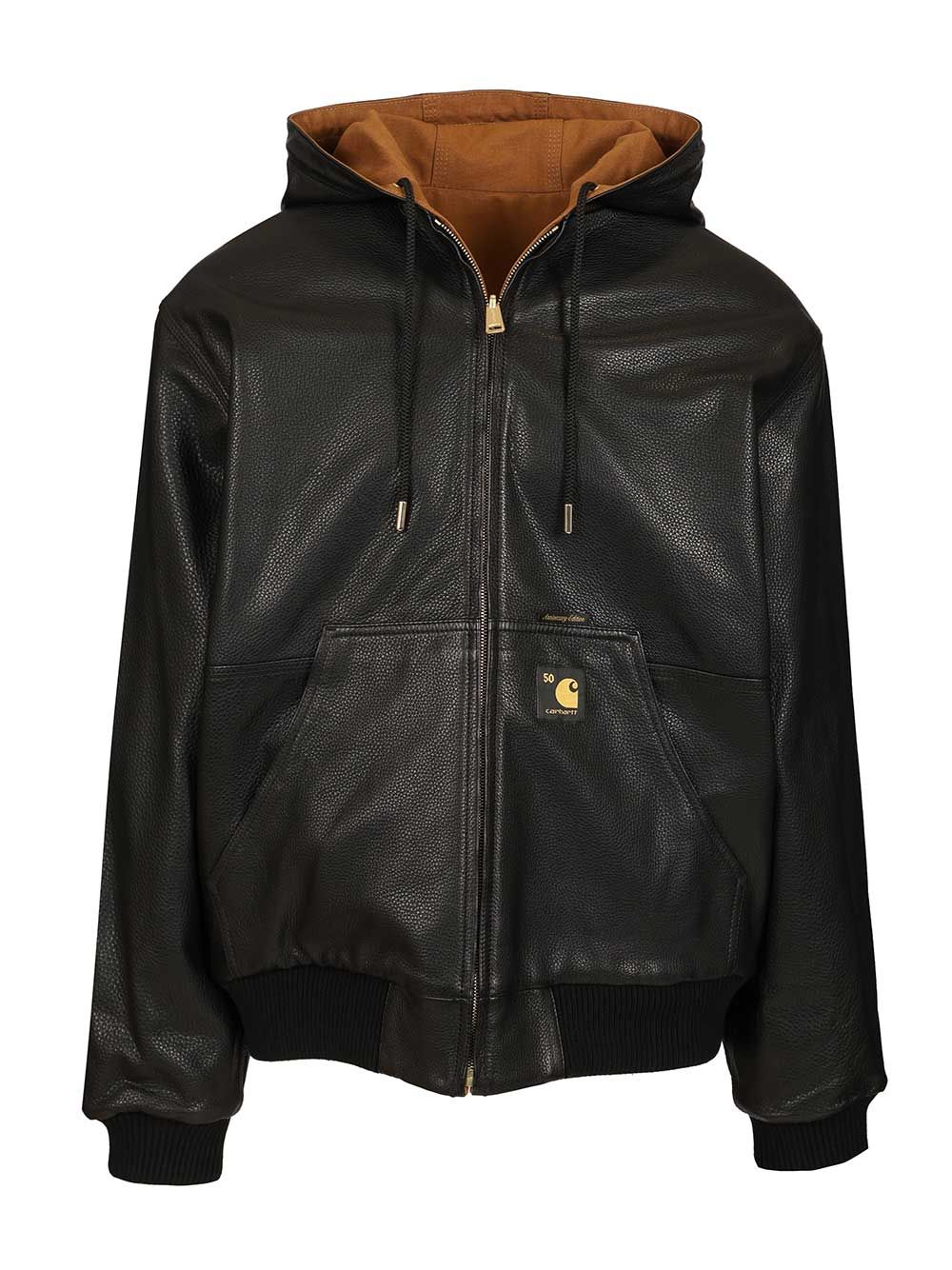 Carhartt Wip 50 Years Anniversary Og Active Jacket Leather Jackets - Black | d4cc81a6a13bb82530b1215b183f39ea41d5b9e0
