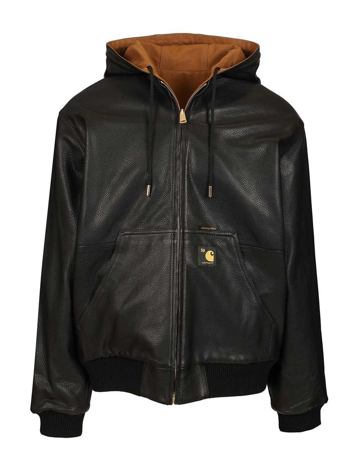 Carhartt Wip 50 Years Anniversary Og Active Jacket Leather Jackets - Black | d4cc81a6a13bb82530b1215b183f39ea41d5b9e0