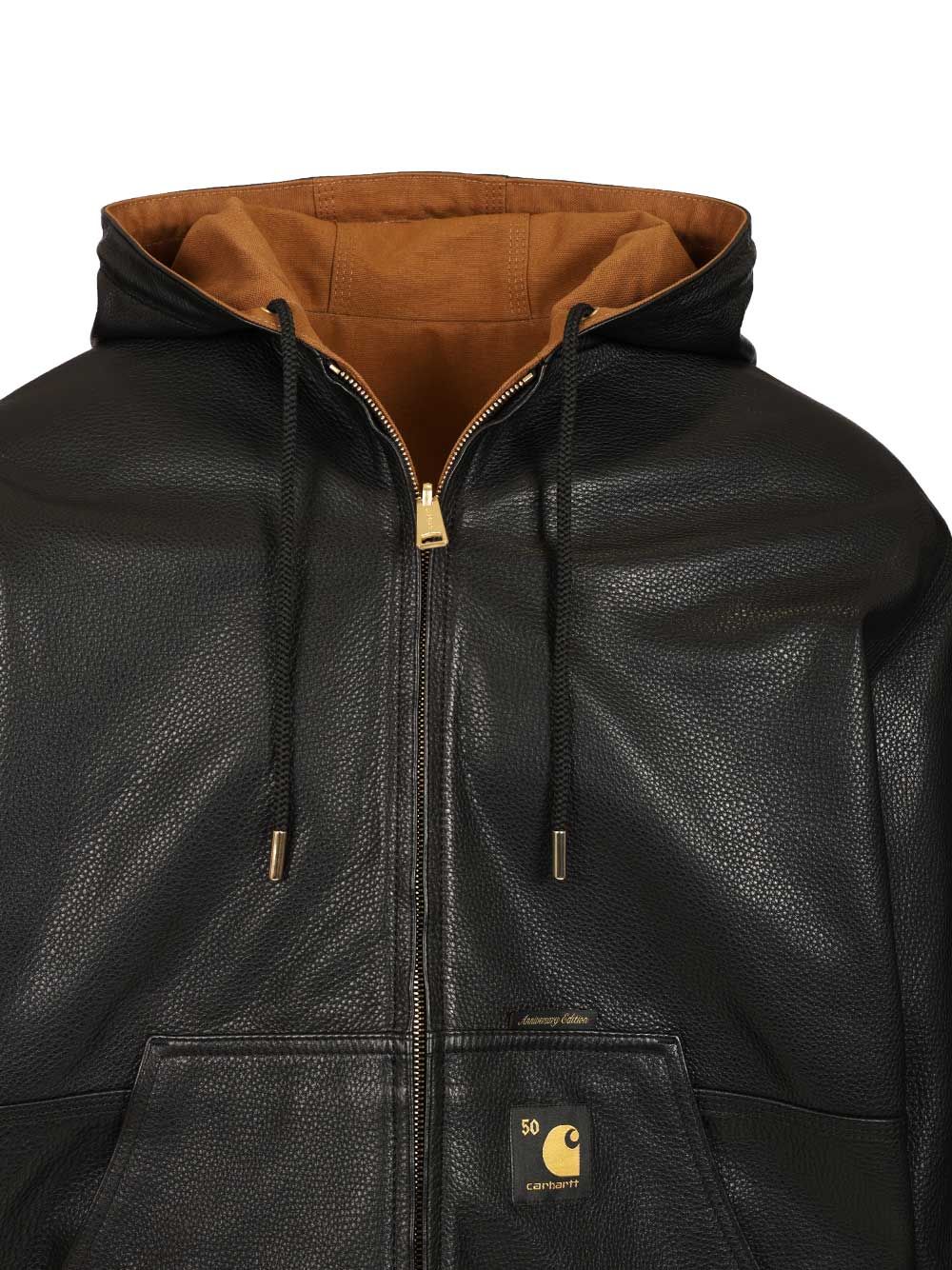 Carhartt Wip 50 Years Anniversary Og Active Jacket Leather Jackets - Black | ee22b6bdac5214d9e6add5d22546612fed0b51b9