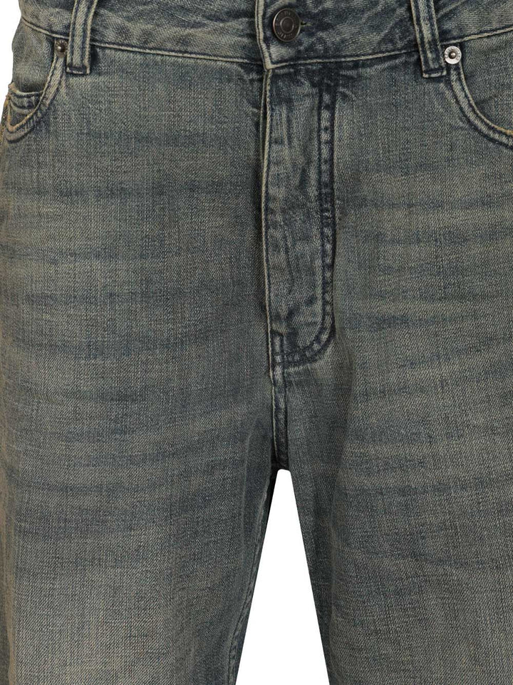 Balenciaga Relaxed-Fit Pants Jeans - Blue | 74a8f6aca3c5b8ba4ca5631ce47725118993ab63