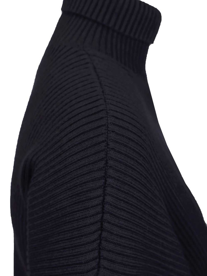 Balenciaga Pinched Knit Mini Dress Dresses - Blue | fc34748813f5cc5e1d41ab0494bedbe4a015e582