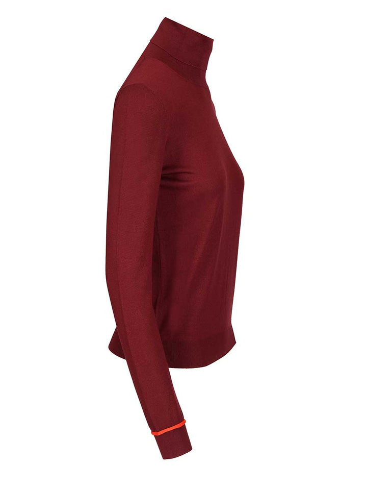 Loewe Wool Turtleneck Knitwear - Bordeaux | ac3a81a2a73cb36ef96ef915e970e16d079d02b2