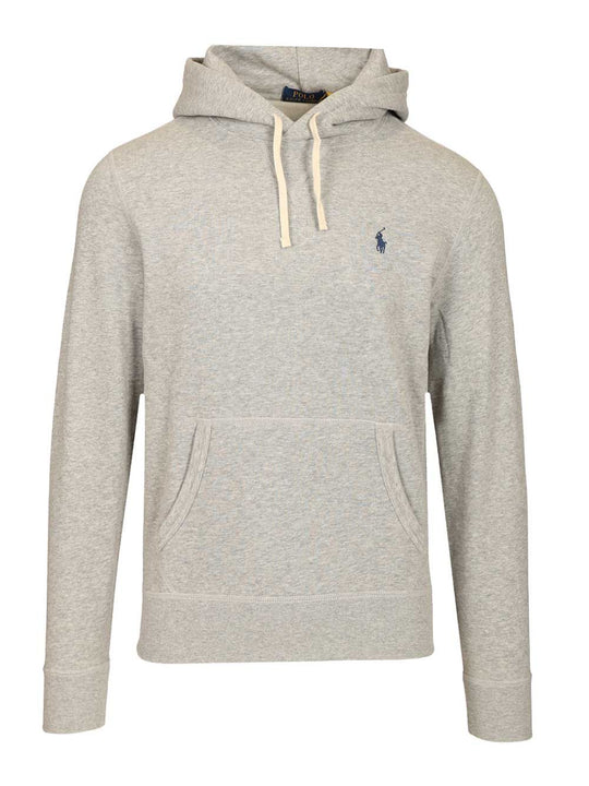 The Rl Fleece Hoodie Sweatshirts Grey