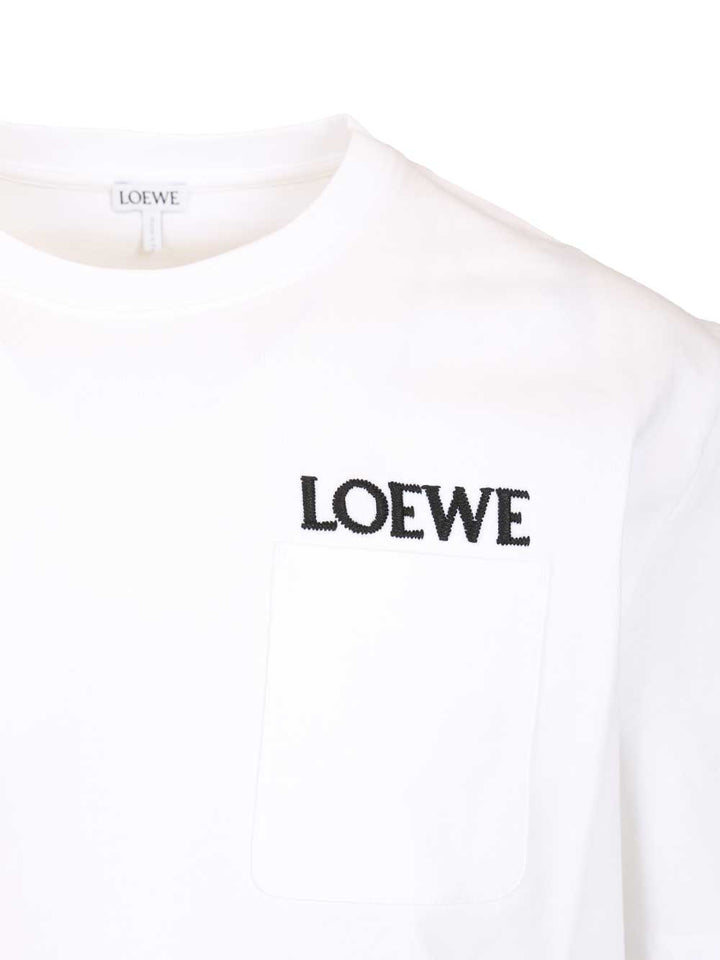 Loewe Relaxed Fit T-Shirt - White | 43abd9e9c07a58c14d169b875349f329c8bb2e48