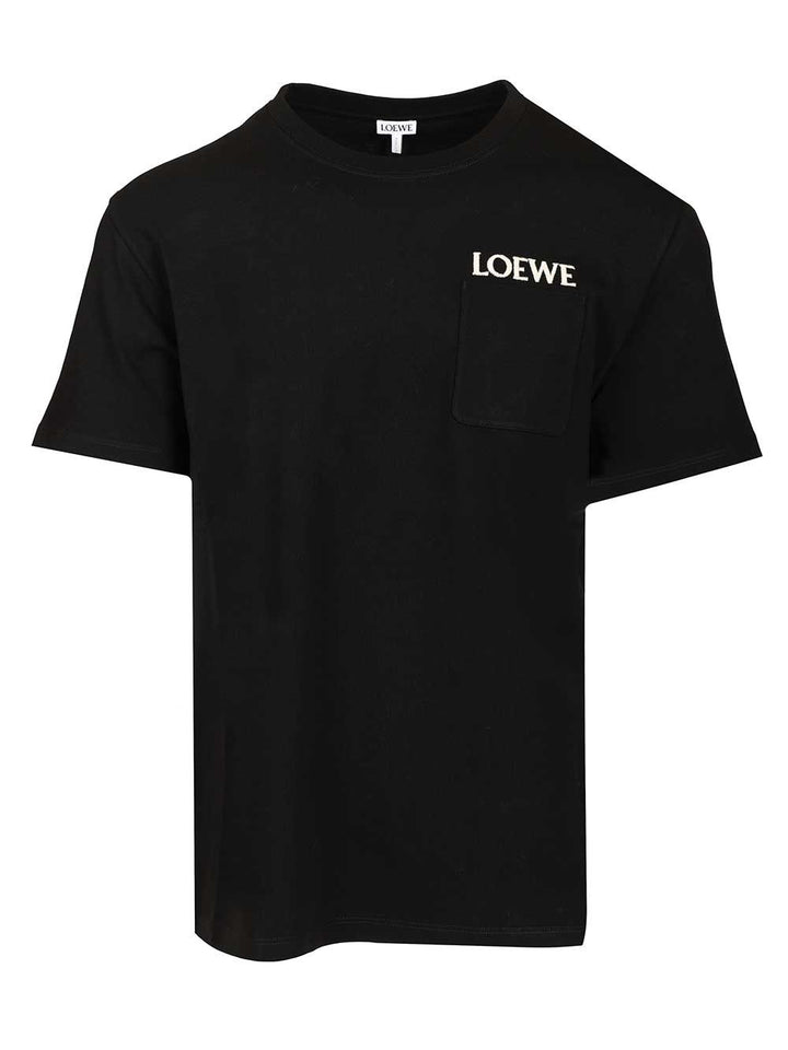 Loewe Relaxed Fit T-Shirt - Black | 66116ab85c0cea001c65e88a143af963fc52cc13