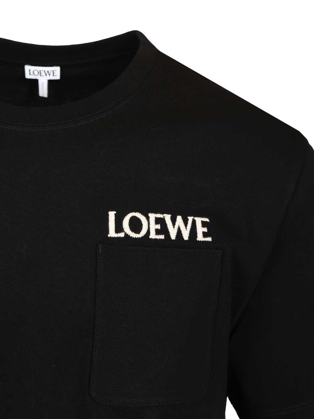 Loewe Relaxed Fit T-Shirt - Black | 49e29b8b7214e4e4d3f788eae956582c32d7d9ef