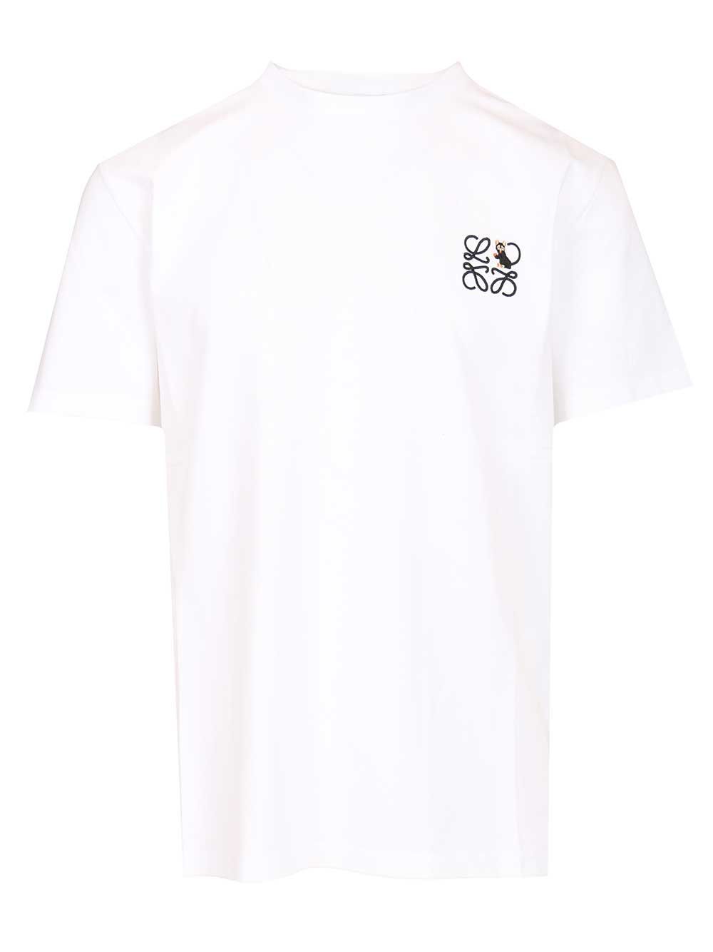 Loewe Relaxed Fit T-Shirt - White | 5ff9615fe2e85bbc34002251bc1951977f4479dd