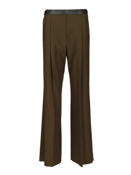 Wool Trousers Green