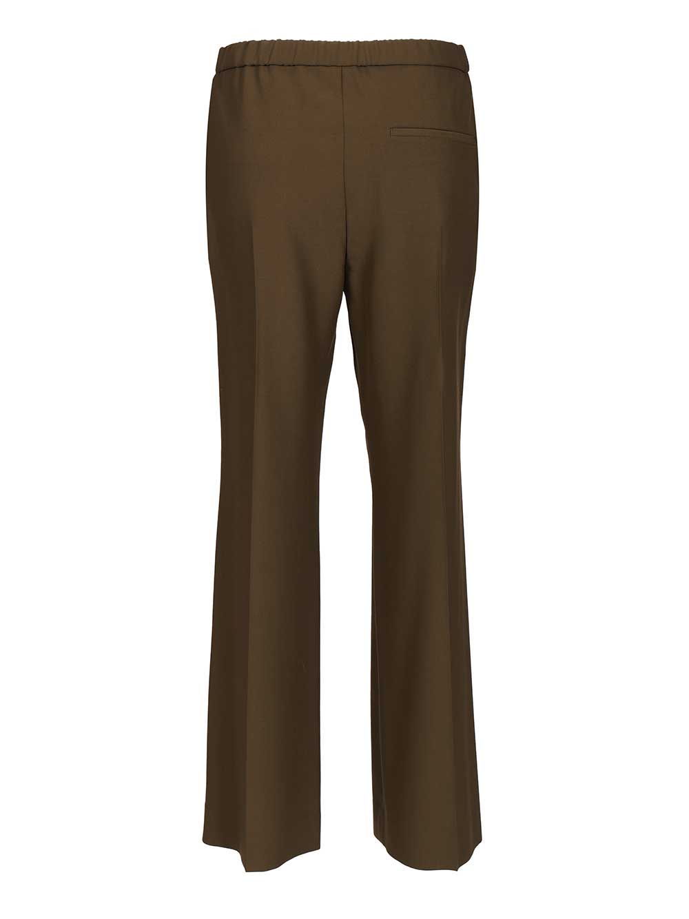 Loewe Wool Trousers - Green | 787cdd8d90b897d19e79e9677b59cba516221e4a