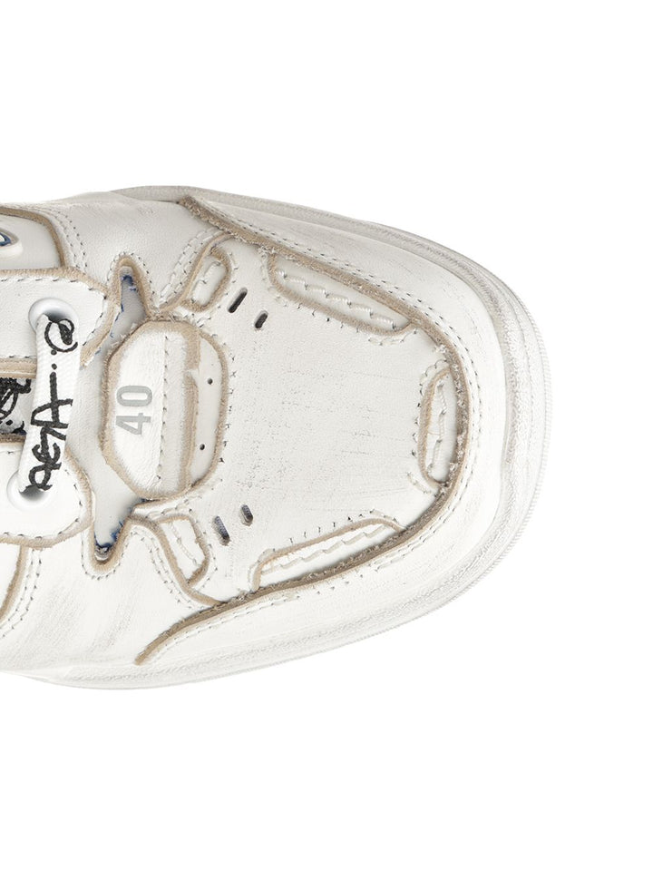 Balenciaga Hamptons Worn-Out Sneakers - White | 556681d45cdfd9ed40a5db4554a5d122852a190f