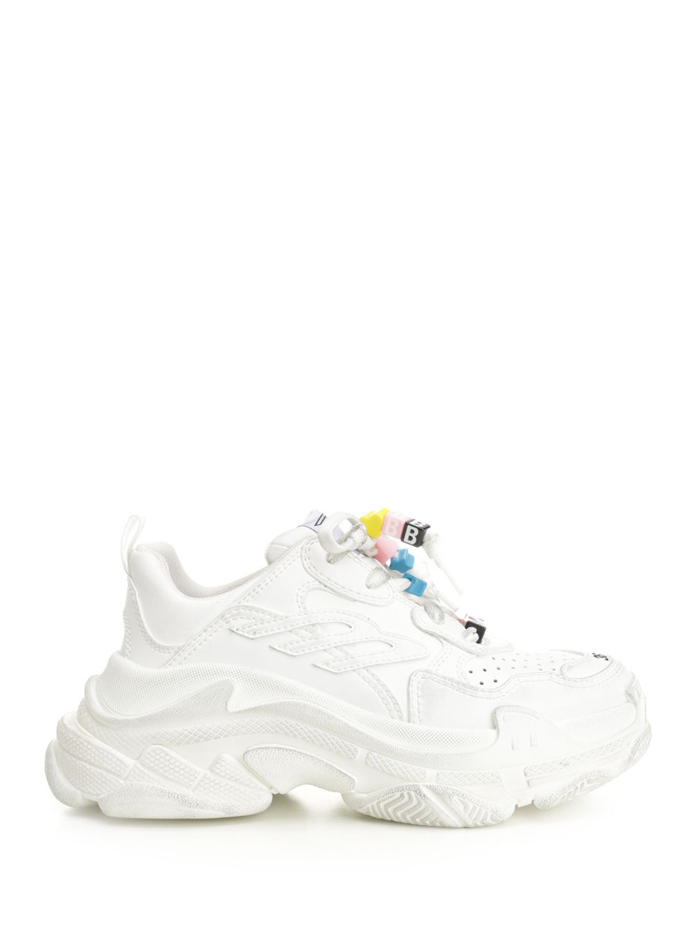 Balenciaga Triple S Sporty Sneakers - White | b93444b296f3c8cc1e2d5dcadef446a44a1e94c8