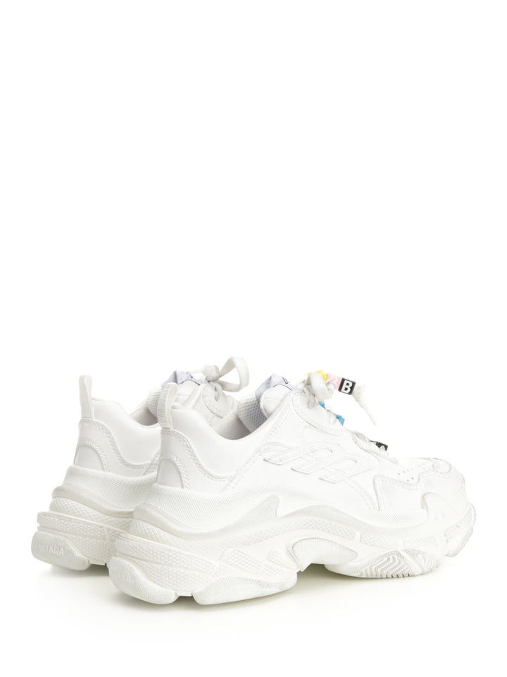 Balenciaga Triple S Sporty Sneakers - White | 7f5e77b06db9e6f47f941be365965be4780bd872