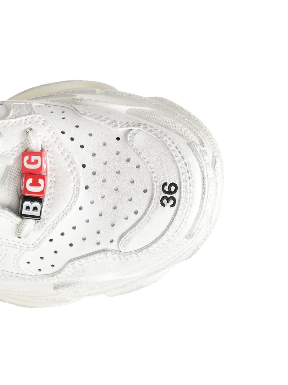 Balenciaga Triple S Sporty Sneakers - White | b347694b2c563718c0cbae2c04331a68da661285