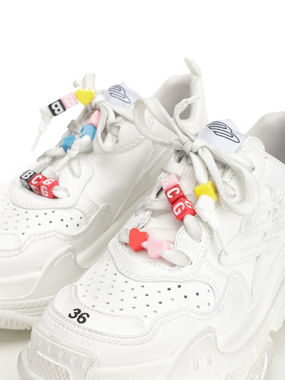 Balenciaga Triple S Sporty Sneakers - White | 8c519ddd92d721c6bf0c748cc92ba41f02867c8f