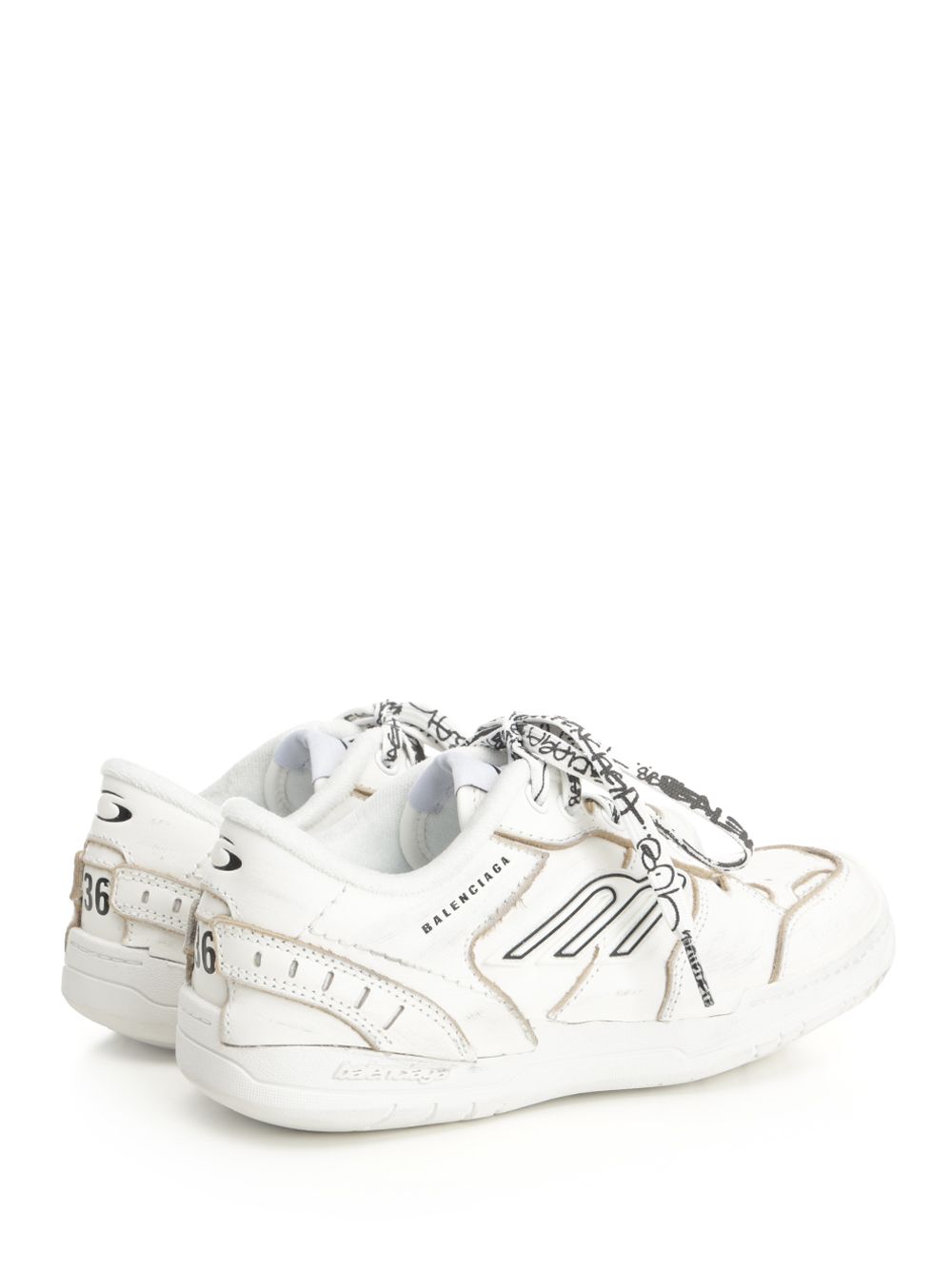 Balenciaga Hamptons Sneakers - White | 144572913c4118ea81c8698221c5b5dde92fdee6
