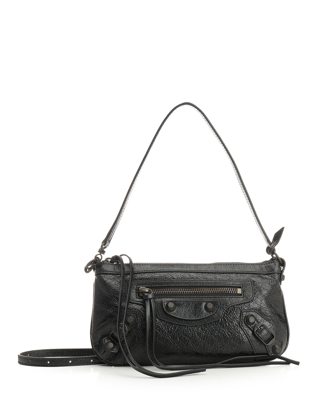 Balenciaga Le City Shoulder Bags - Black | 63ef9e4e9b0319fb4a0308e7b739a2c115a761f3