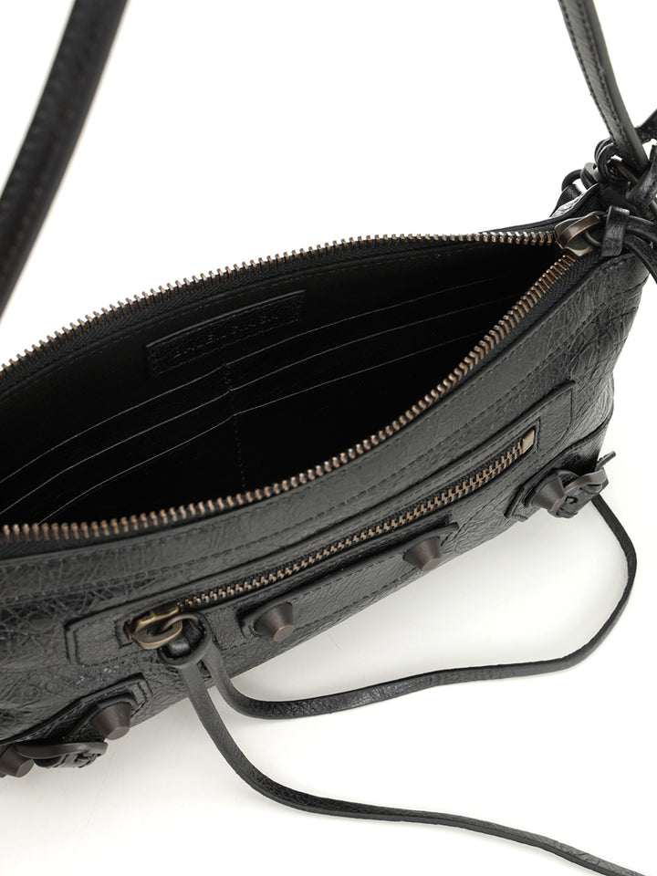 Balenciaga Le City Shoulder Bags - Black | 7b599262ee460ae0bd315c20a724c0264aebf9e2
