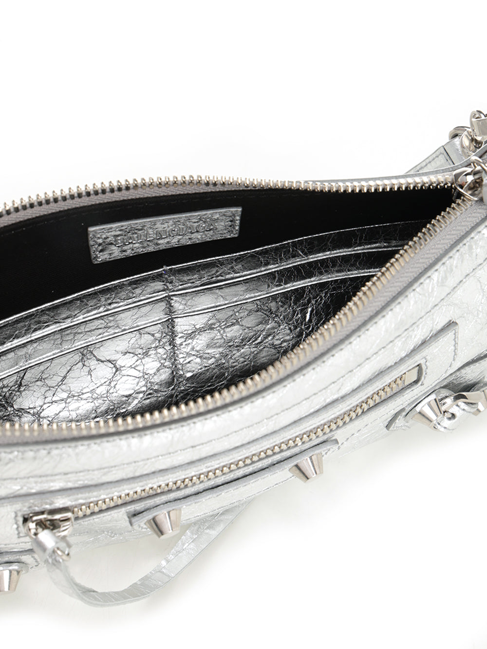 Balenciaga Le City Shoulder Bags - Silver | 263aa80b90ba5a51be96cb82477e3ab628671e46