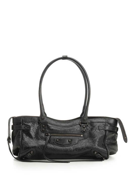 Le City East-West Bag Shoulder Bags Black