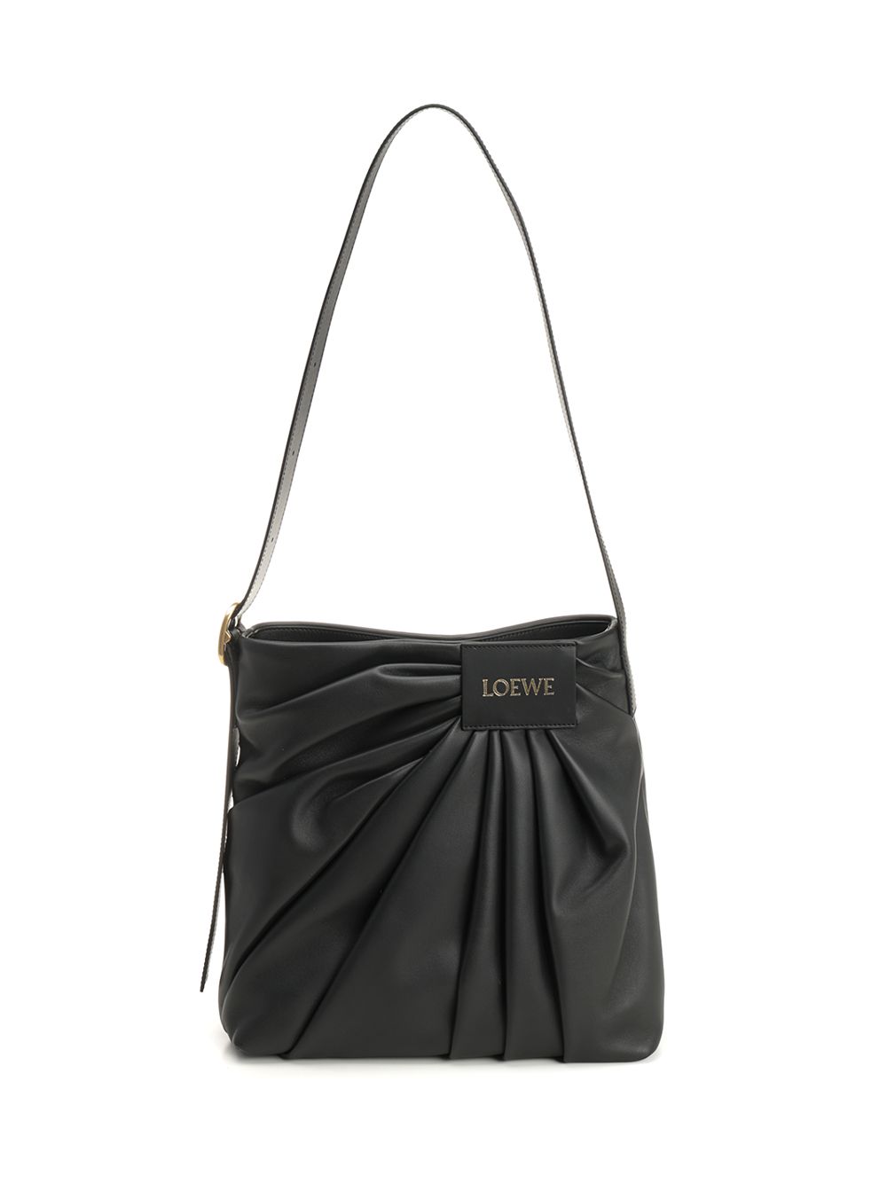 Loewe Draped Tote Shoulder Bag Crossbody Bags - Black | ea0f93438bb6055b178e634bc60213759886eeb1