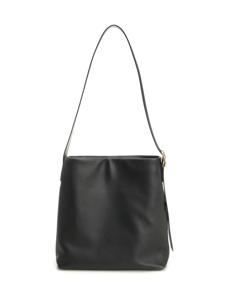 Loewe Draped Tote Shoulder Bag Crossbody Bags - Black | a4b86e0e64becb14c4cbb0cbe2d4066acd34ba03