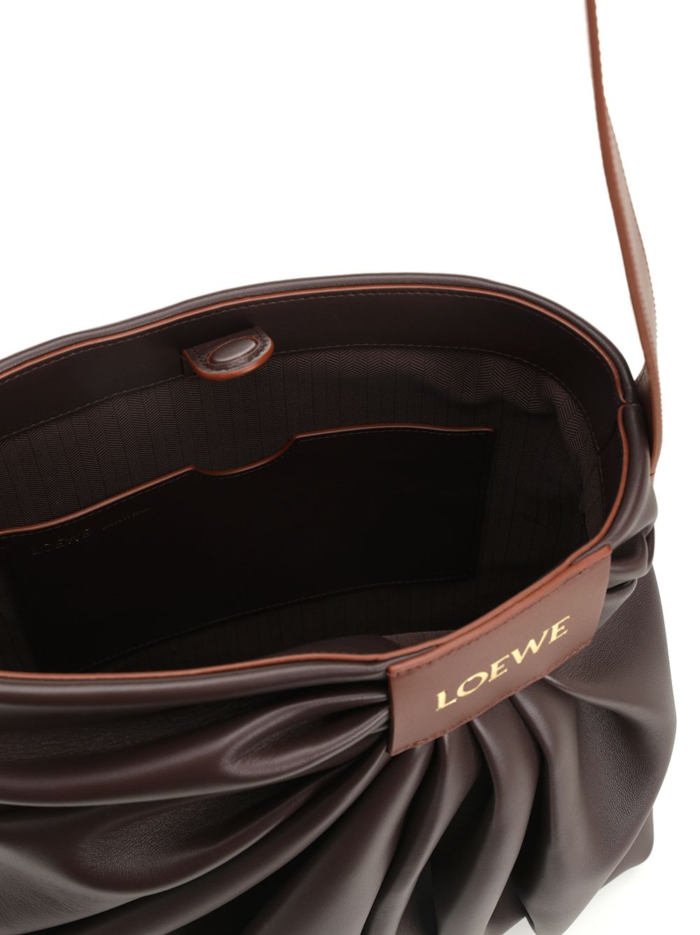 Loewe Draped Tote Shoulder Bag Crossbody Bags - Brown | 83a88d80a714d8b5ac75684a9ced5c43600b5ed3
