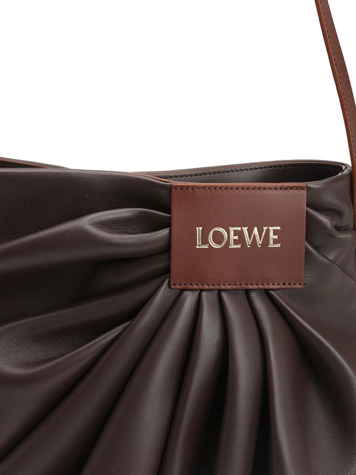 Loewe Draped Tote Shoulder Bag Crossbody Bags - Brown | b9d6372c7066c2c3f39b6b651ed155bf00706bfa