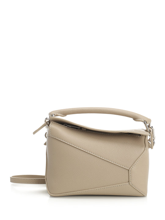 Puzzle Edge Handbags White