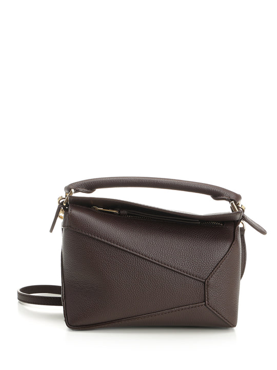 Puzzle Edge Handbags White