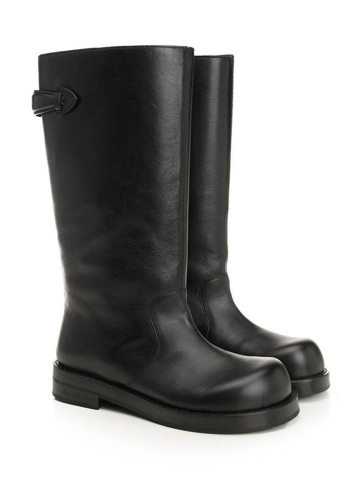 Acne Studios Leather Boots - Black | 3be86afc30def4e89168586e81a6485e1dd20d27