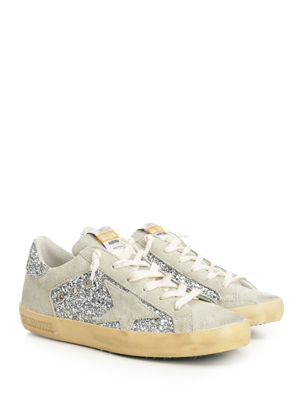 Golden Goose Deluxe Brand Super-Star Sneakers - Silver | bc1b402e9d8509ec10946b86870109f7b1db4e87