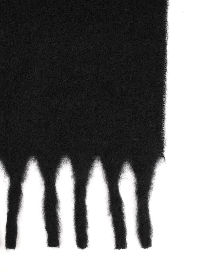 Acne Studios Acne Scarf Logo Scarves And Foulards - Black | c63cb4bb7cfb2e5944da2ad687bafdb75e6f5ac7