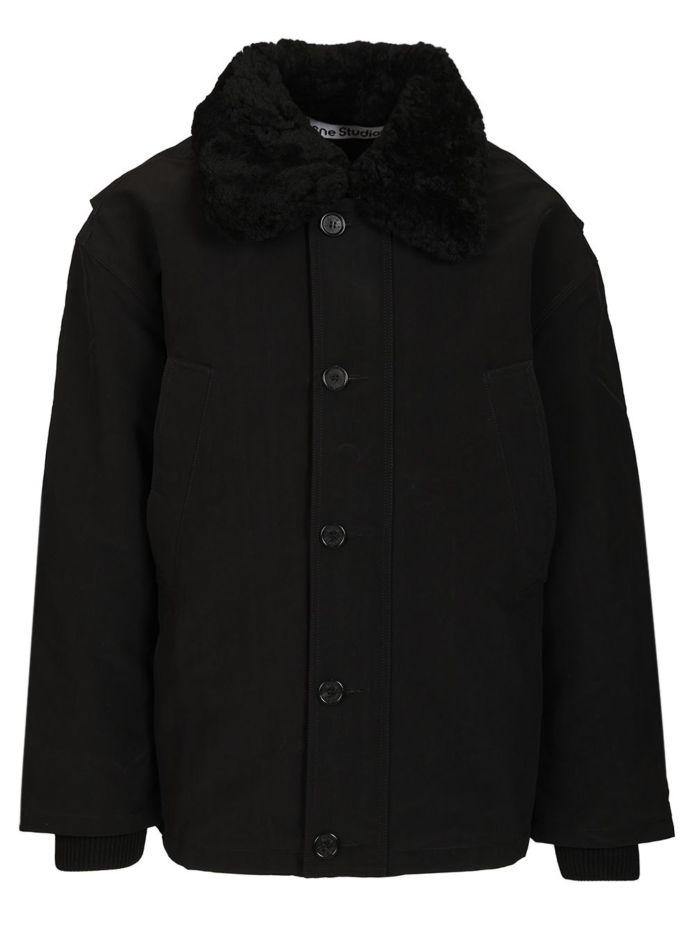 Acne Studios Nylon Jacket Jackets - Black | 524fab42fda1e27718493c8e14361b301e907100