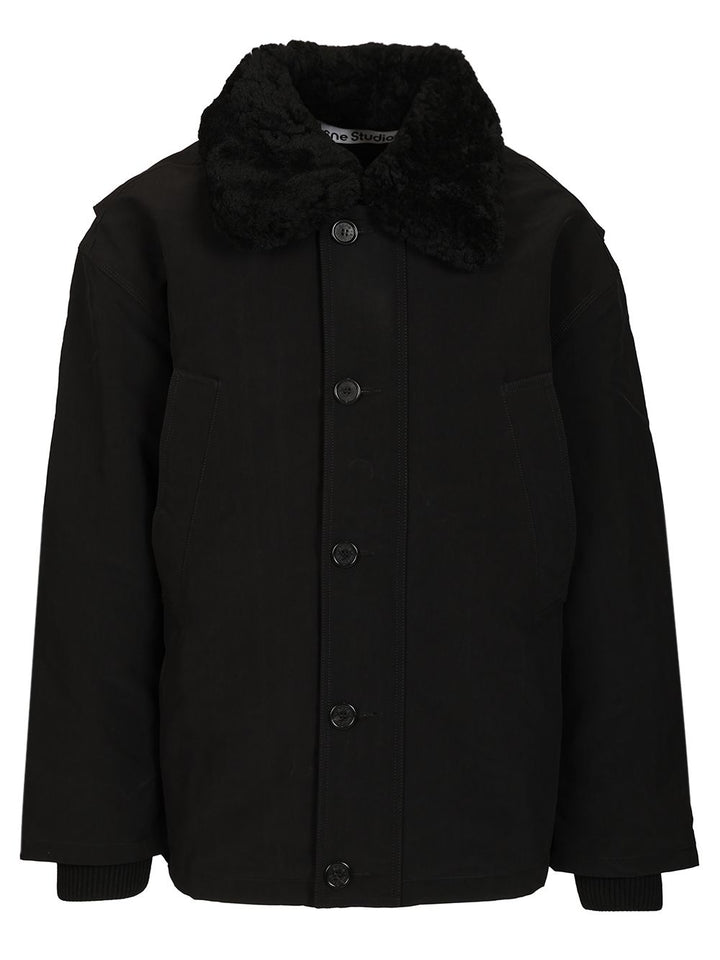 Acne Studios Nylon Jacket Jackets - Black | 524fab42fda1e27718493c8e14361b301e907100