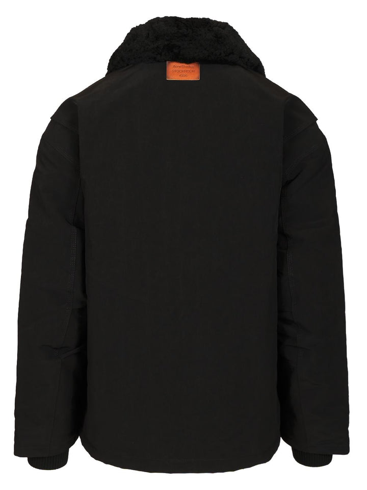 Acne Studios Nylon Jacket Jackets - Black | de1a51357b015ffb9a03f7441a2a031201e87228