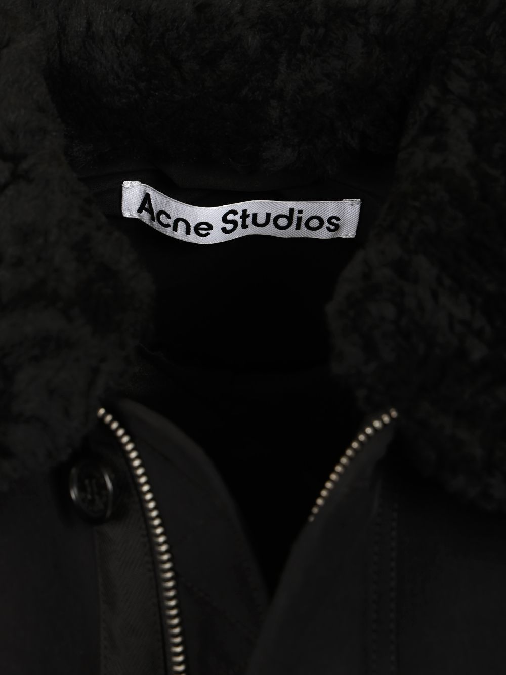 Acne Studios Nylon Jacket Jackets - Black | 676796a4dce96214f0427ad6afd77d76008f5754