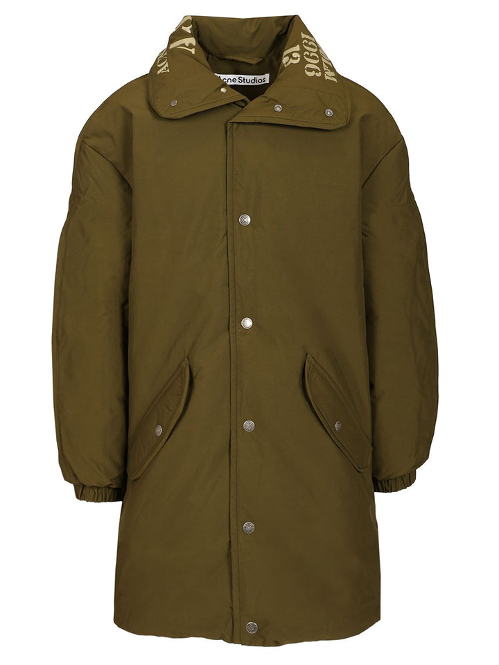 Acne Studios Omero Down Jacket Coats - Green | 4c0e9f888d69a12ac38c386838354a7eaafc7db2