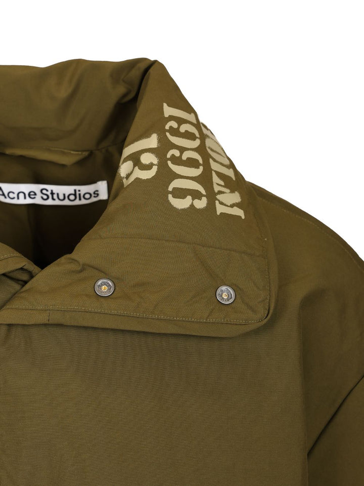 Acne Studios Omero Down Jacket Coats - Green | 2b94ae074eb1b1871e5f6356f2a7d09ef549775b