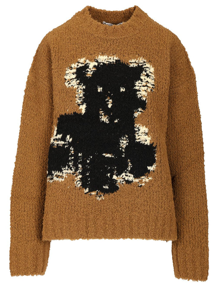 Acne Studios Teddy Sweater Knitwear - Beige | 5b2f0ffd52d4d651b39ba5217e80acfa00be8062