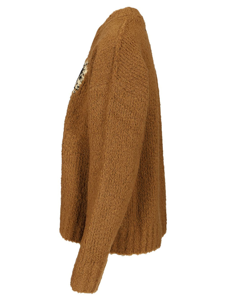 Acne Studios Teddy Sweater Knitwear - Beige | a6f7c664abfb515411ee8836bfc04a616941e4af