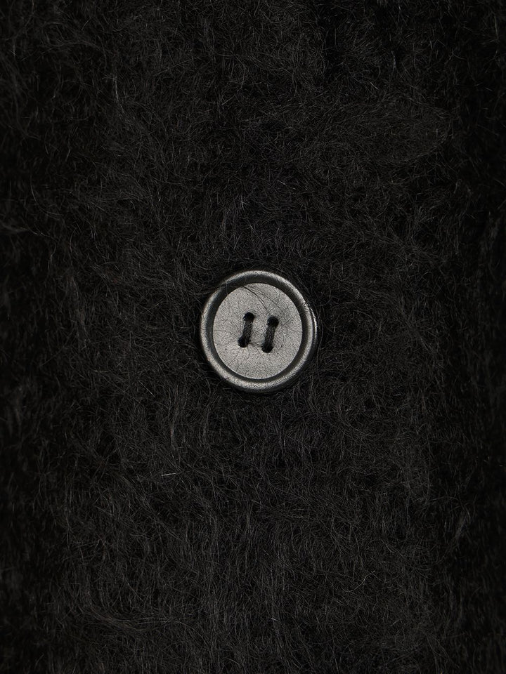Acne Studios Mohair And Wool Cardigan Knitwear - Black | abf0def12a8c38c87168349cac781e4079992151