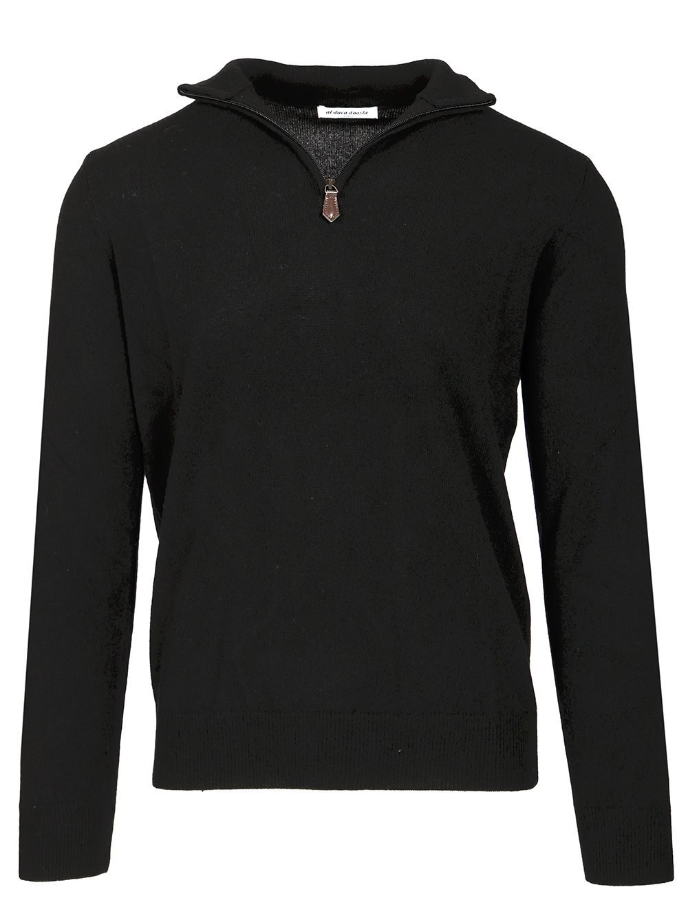 Al Duca D'Aosta Maglia Serafino In Cashmere Knitwear - Black | a8fa15d96bcb3dd651d936b51124e217898e42de