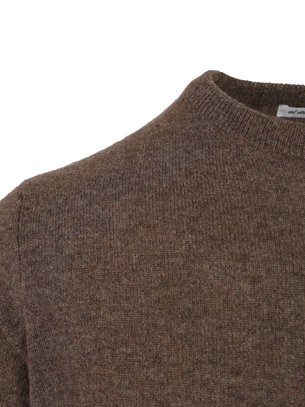 Al Duca D'Aosta Cashmere Crewneck Sweater Knitwear - Brown | c4f6a38581c37c7385fe22e0bfba7c2e44de09ae