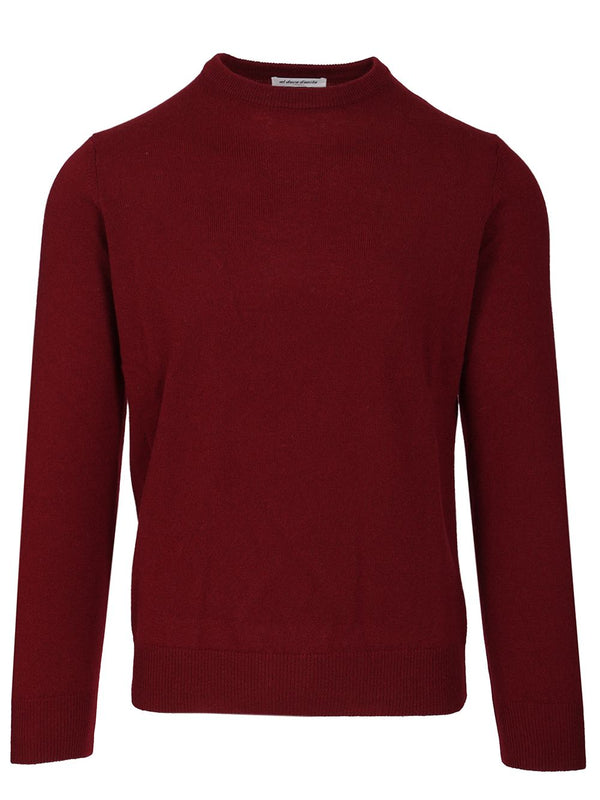 Cashmere Crewneck Sweater Knitwear Bordeaux