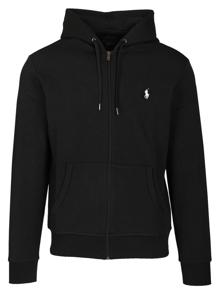 Polo Ralph Lauren Full Zip Hoodie Sweatshirts - Black | 678988947ef5520d13b8d29a3eed841eeeaeccd6