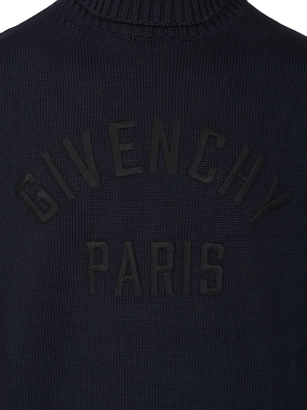 Givenchy Cotton Turtleneck Sweater Knitwear - Blue | 63058bda36e651c419bd369a398fdbd7199bee81